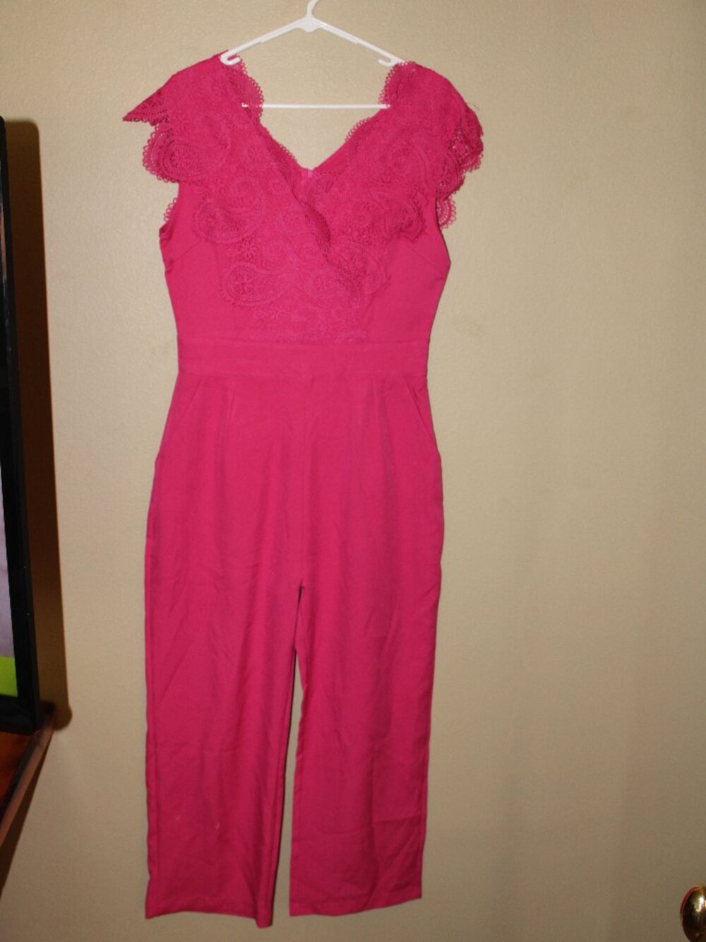 Hot Pink Jumpsuit
